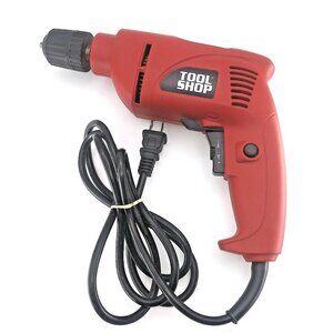 Tool Shop 3/8 electric Drill 4 amp Variable Speed Reversible 241-9932 WORKS!
